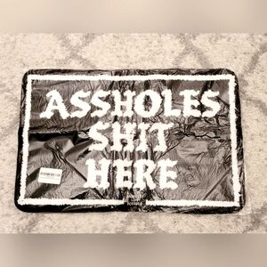 Assholes live forever bathmat